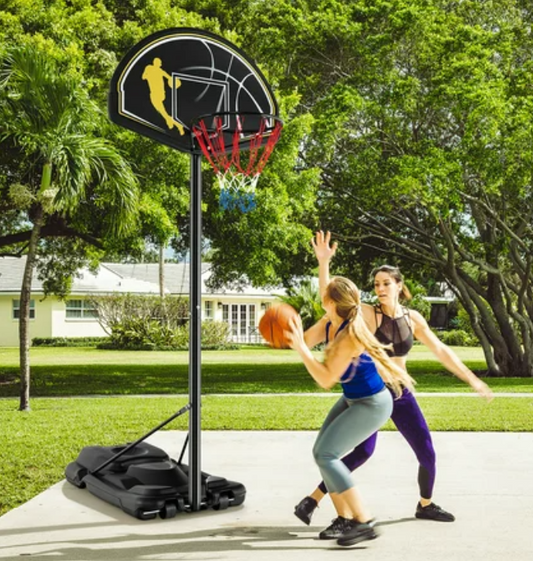 Portable Adjustable Basketball,  Fillable Base, 1 box, unassembled