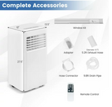 8000 BTU Portable Air Conditioner 3-in-1,