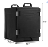 81 Quart Capacity End-loading Insulated Food Pan Carrier with Handles