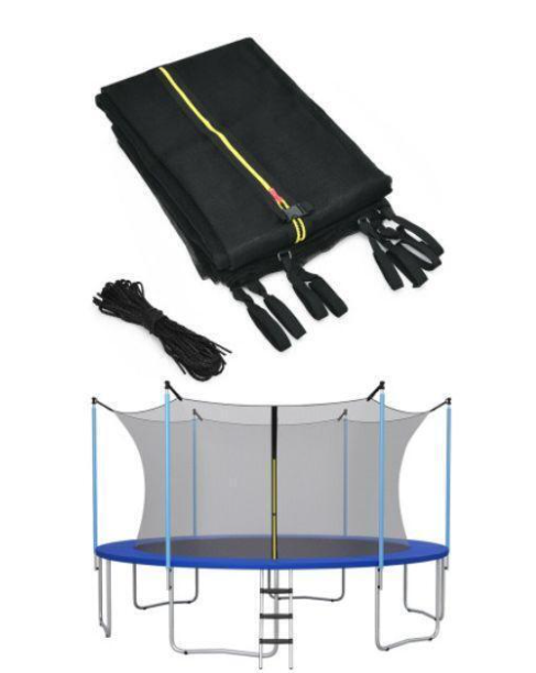 10 ft. Replacement Weather-Resistant Trampoline Safety Enclosure Net