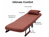 26.5 Inch Convertible Folding Chair/Bed slight mark on arm Customer Return