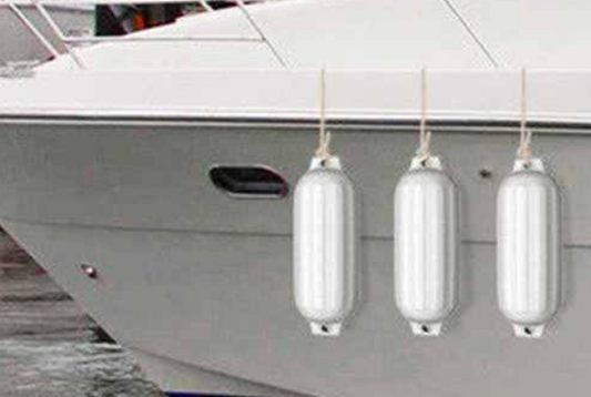 4 Ribbed Marine 8.5"X 27"Boat Fender Vinyl Bumper Dock Shield or small buoy