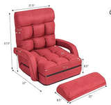 Adjustable Massage Floor Sofa Chair, Special slightly marked