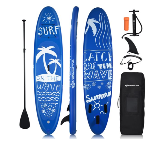 11ft x 30-in Inflatable PVC Flatwater/Surf Paddle Board, with kit