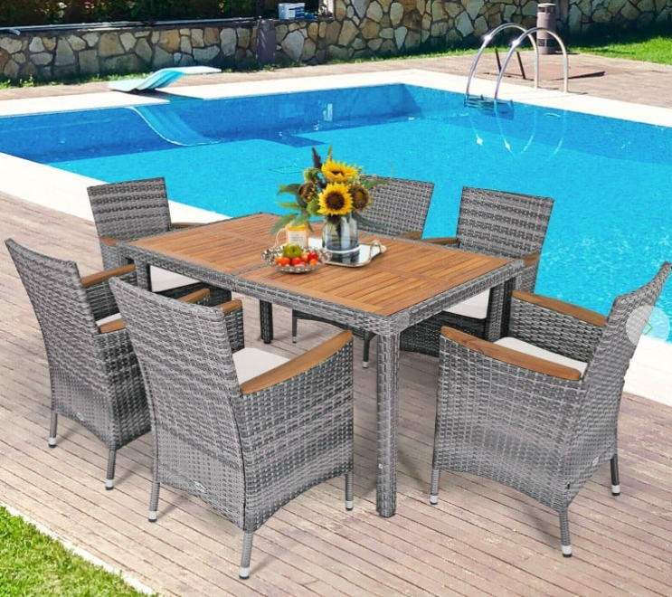 SPECIAL plus NO TAX,  7 Piece Dining Set, fully assembled,