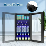 120 Can Beverage Refrigerator Beer Wine Soda Drink Cooler Mini Fridge