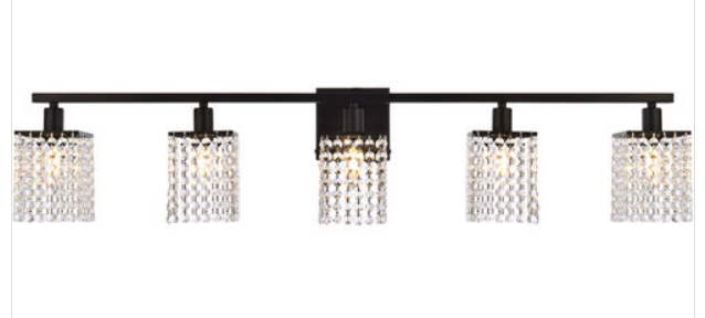 Phineas 5 Light 5.80 inch Bathroom Vanity Light