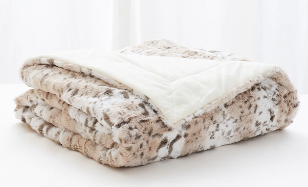 Guillaume Lux, Home Extra Large Faux Fur Throw