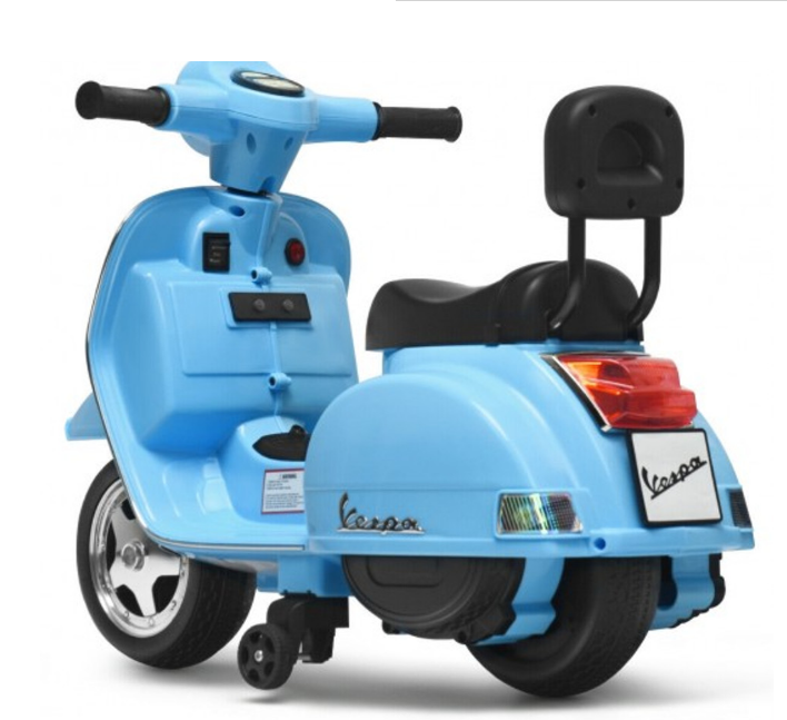 6V Kids Ride On Vespa Scooter Motorcycle For Toddler, fully assembled