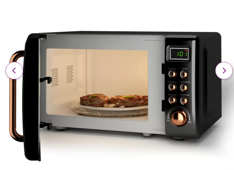 ANGELES HOME 0.7 Cubic Feet Countertop Microwave