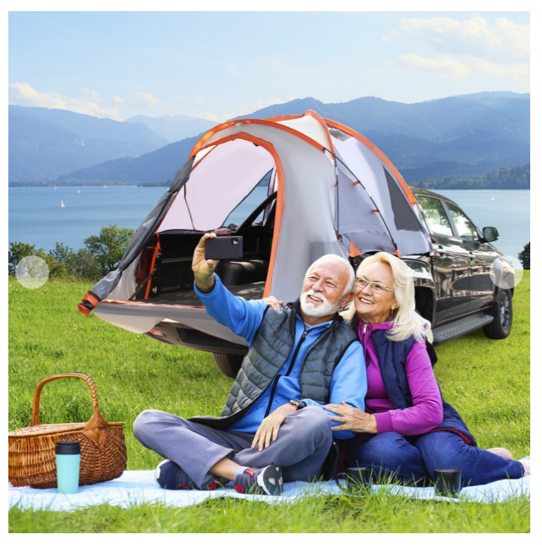 2 Person Portable Pickup Tent with Carry Bag