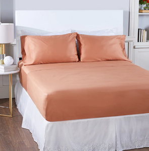 HomeSuite 600 Thread-Count 100% Egyptian Cotton Sheet Set, Queen