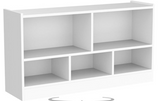 Kids Open Bookcase, fully assembled, white