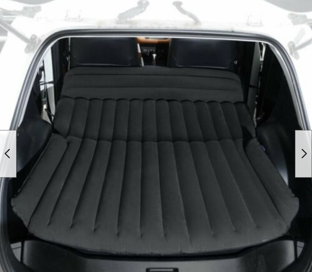 Inflatable SUV  Backseat Air Mattress for Travel  W/ 12v pump
