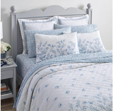 Reversible Laura Ashley Flora Quilt Set