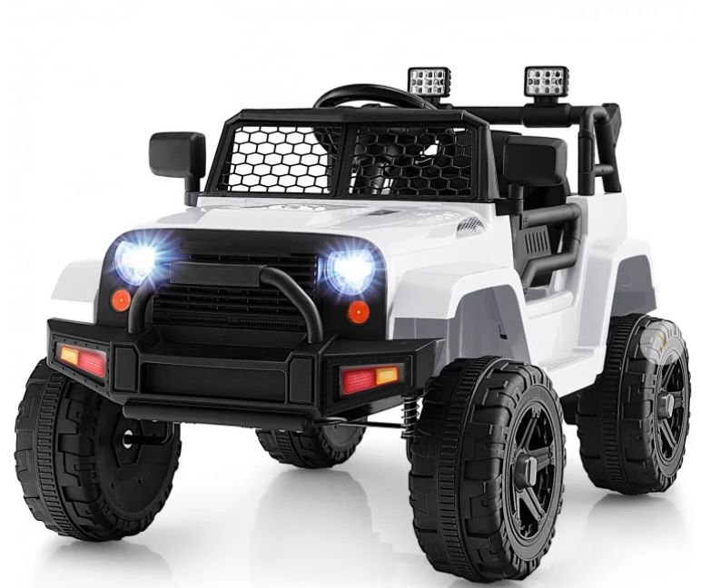 12V Kids Ride On Truck with Headlights, and remote control