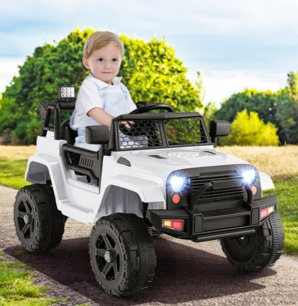 12V Kids Ride On Truck with Headlights, and remote control