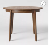 Solid Wood Dining table with leaf, 40`` - 52``