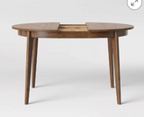 Solid Wood Dining table with leaf, 40`` - 52``