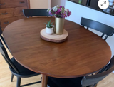 Solid Wood Dining table with leaf, 40`` - 52``