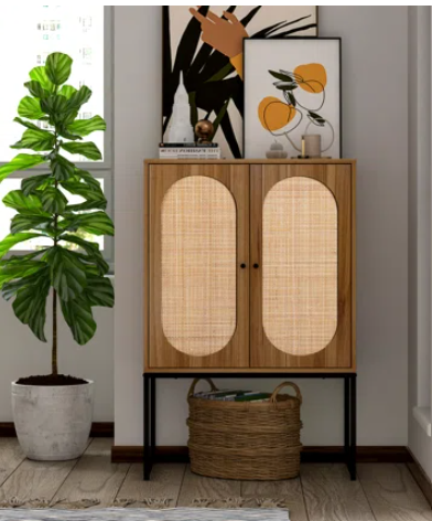 Ruchbah Accent Cabinets, scratch & dent, mostly hidden with decorative corner caps