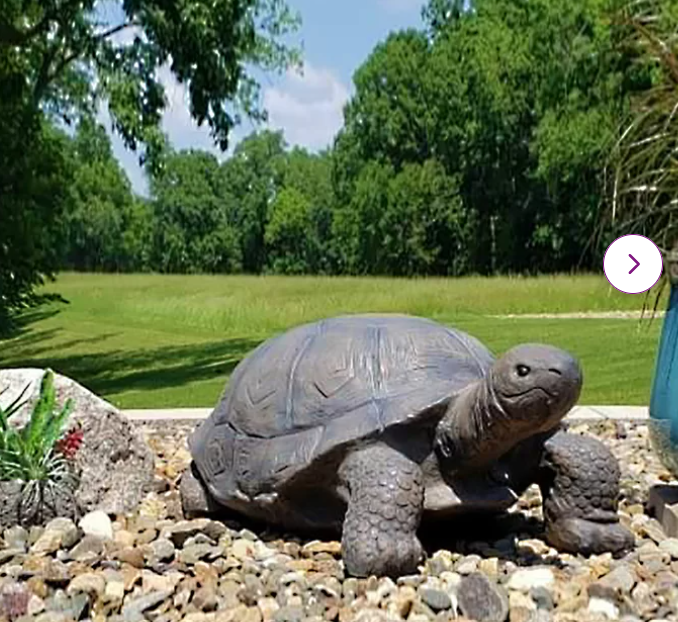 Gospodarczyk Turtle / Tortoise Weather Resistant Garden Statue, small imperfection