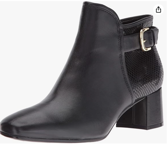 Naturalizer Women's Nailah Boot, Black, size 6w
