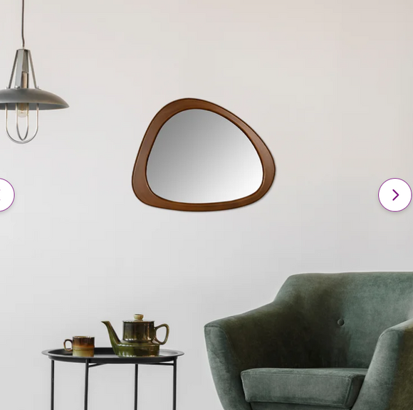 Gaynell  Wood Wall Mirror