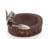 SPECIAL, Vagabond House Woodland Creatures Wood Candy Bowl