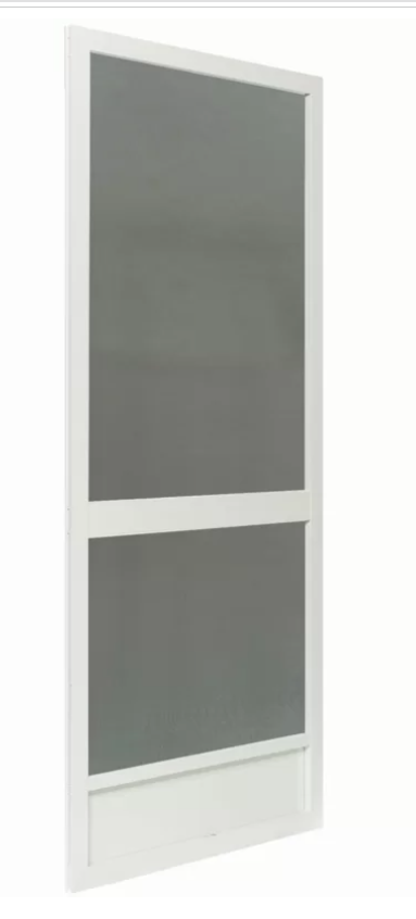 SPECIAL, 32" x 80" White Aluminum Slab Screen Door by pca products