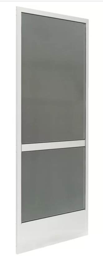 SPECIAL, 32" x 80" White Aluminum Slab Screen Door by pca products