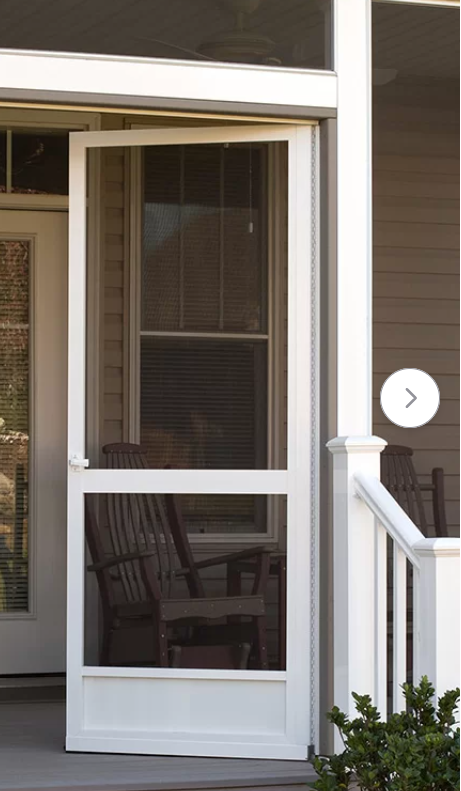 SPECIAL, 32" x 80" White Aluminum Slab Screen Door by pca products