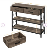 Elysburg 39.5 Console, 2 drawers, fully assembled