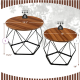 2 Piece Bunching Table Set