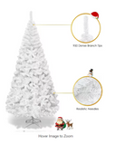 7 ft. Artificial PVC Christmas Tree with Stand, White