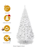 7 ft. Artificial PVC Christmas Tree with Stand, White