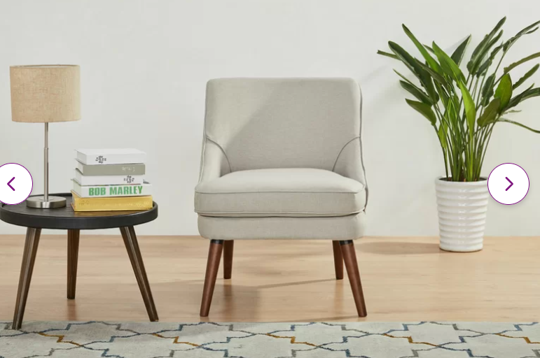 Kora 24.8" W Linen Side Chair