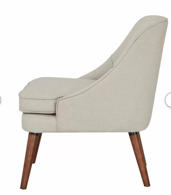 Kora 24.8" W Linen Side Chair