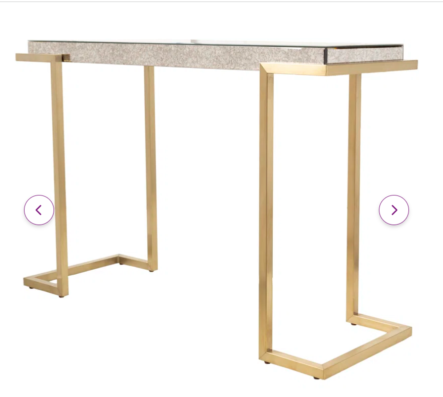 Yeldell 47" Console Table, scratch on surface