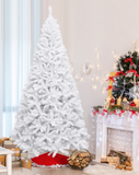 9 Ft White Christmas Tree with Metal Stand