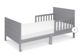 Grey Toddler Platform Bed, fully assembled, slightly marked in shipping