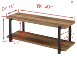 FOLUBAN Rustic Bench