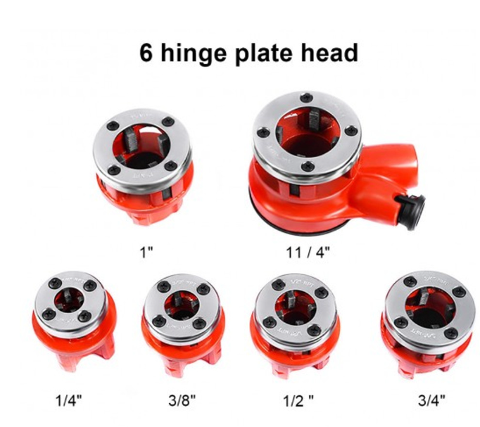 Ratcheting Pipe Threader Kit Set