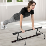 Foldable Pull Up Bar Doorway Chin Up Bar with Foam Grip for Home Gym