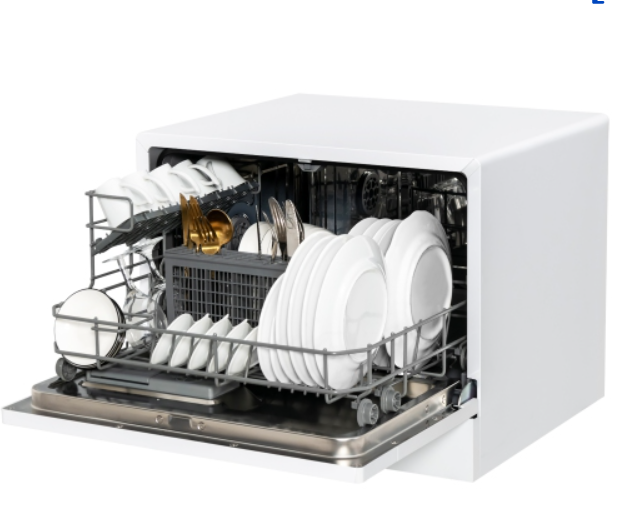 Compact Countertop Dishwasher 6 Place Settings w/ 5 Washing Programs & 24H Timer