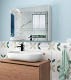 Special - Frameless Bathroom Wall Mounted Mirror Cabinet - Fully Assembled