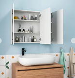 Special - Frameless Bathroom Wall Mounted Mirror Cabinet - Fully Assembled