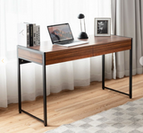 44 Inch 2-Drawer Desk or side table, fully assembled, scratch & dent