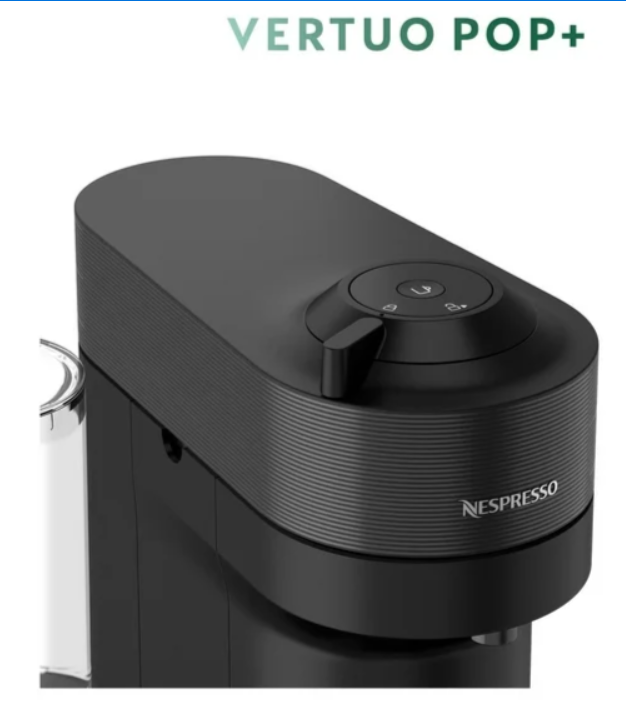 Nespresso Vertuo Pop+ Coffee Machine by De'Longhi, Liquorice Black, box damage