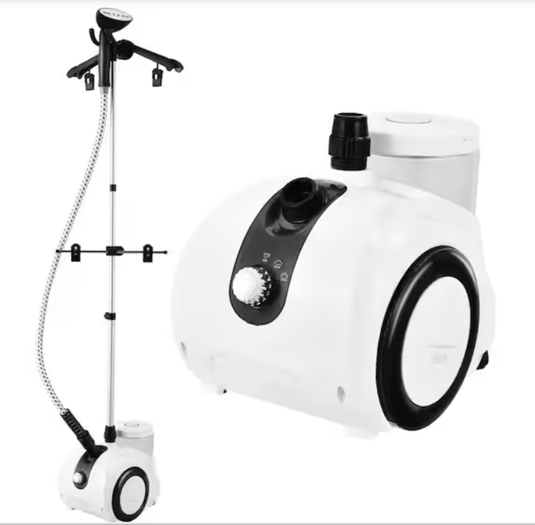 1500-Watt Garment Cloth Steamer with 1.8 L Detachable Water Tank 2-Level Steam